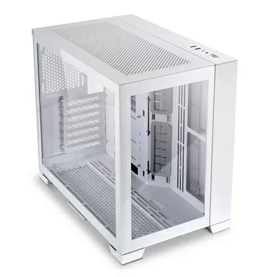 Корпус LIAN LI PC-O11 Dynamic Mini Snow White, Small Case: ATX, Micro-ATX, Mini-ITX, 2xUSB 3.2, 1xUSB 3.2 Type C, 1xAudio, Included Fans: none