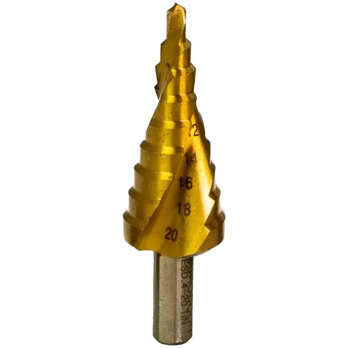 Ступенчатое сверло 4-20 мм HSS-TiN EUROBOOR ESD.420