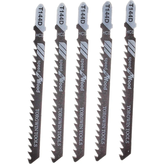 Пилка полотно для электролобзика Т144D, 5 шт TORGWIN T794392