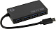 Кабель-адаптер USB3.1 Type-CM -- 4*USB3.0 (F) VCOM DH302C