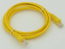 Патч-корд cat.5E molded 2м желтый RJ-45 m -RJ-45 m упак.:1шт BEHPEX