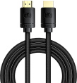 Кабель Baseus CAKGQ-K01 High Definition Series Adapter Cable 8K HDMI 2.1 to 8K HDMI 8K 2.1 2m; 48 Гбит/с; поддрежка: 3D Video, 8K@60Hz, 4K@120Hz, 2K@144Hz, Static HDR, Dynamic HDR, VRR, QMS, ALLM, eARC; Black