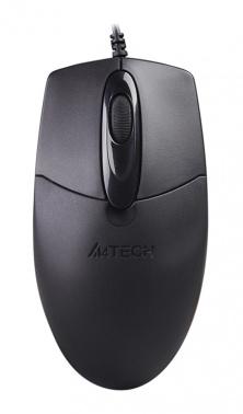 Мышь проводная A4TECH OP-720, оптическая, PS/2,, 1000dpi, черный [op-720 ps2 (black)]
