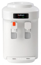 Кулер HOTFROST D65E, настольный, электронный, «push» - кран, белый [110206502]