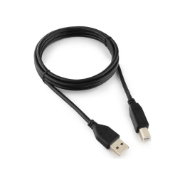 Кабель Cablexpert USB 2.0 Pro AM/BM, 1.8м, экран, черный, пакет CCP-USB2-AMBM-6