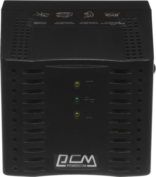 Стабилизатор напряжения Powercom TCA-1200 600Вт 1200ВА черный TCA-1200 BLACK