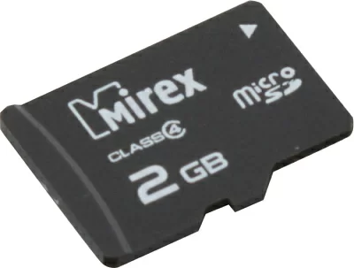 Карта памяти Mirex 13612-MCROSD02 microSDHC 2Gb Class4