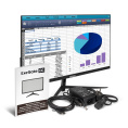 Монитор 23.8" ExeGate ProSmart EV2407 (VA LED Grade A+, FHD, 1920x1080@75Гц, 16:9, 250cd/m2, 3000:1, 178°/178°, 5ms, D-Sub, HDMI, Flicker-free, кабель HDMI 1.5м, VESA, регулировка наклона (tilt), черный) EX294427RUS