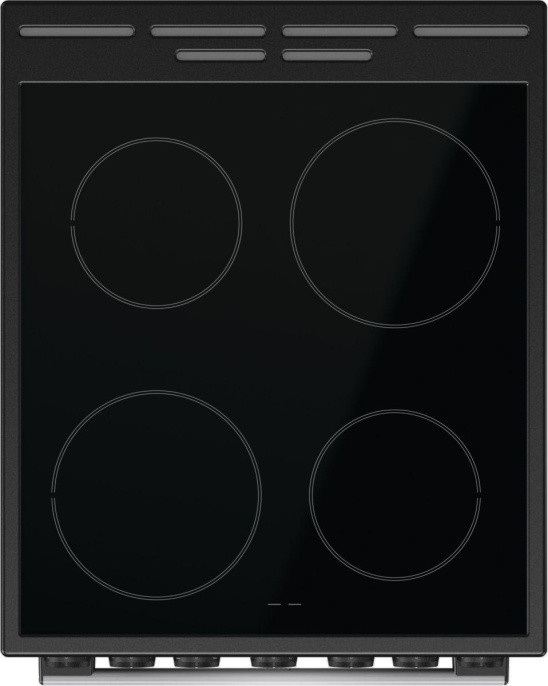 Электрическая плита Gorenje GEC5B20SG,  стеклокерамика,  инфракрасная,  без крышки,  серебристый