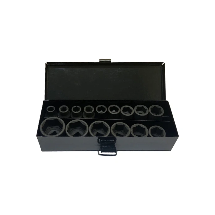 Набор ударных стандартных головок 15 предметов, 1/2"DR Пневмо-Трейд PT-IS-SET-02-1032