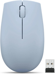 Мышь Lenovo 300 Wireless Compact светло-голубой оптическая 1000dpi беспров. USB 2but GY51L15679