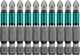 Набор бит Kraftool 26122-2-50-10,  шестигранный (1/4HEX - E),  10шт