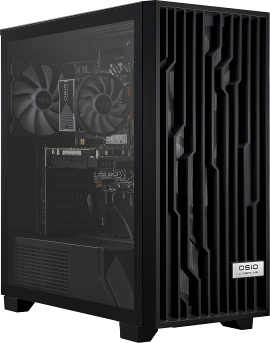 ПК Osio CyberLine C59i i5 12400F 2.5 16Gb SSD1Tb RTX3050 6Gb без ОС GbitEth 550W черный С59I-001B