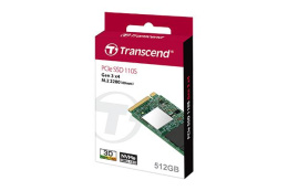 Твердотельный накопитель Transcend SSD MTE110S, 128GB, M.2 22x80mm , NVMe, PCIe 3.0 x4, 3D TLC, R/W 1500/550MB/s, IOPs 95 000/130 000, TBW 50, DWPD 0.2 12 мес. TS128GMTE110S