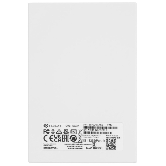Seagate Portable HDD 2TB One Touch STKY2000402 {USB 3.2, 2.5", Blue}