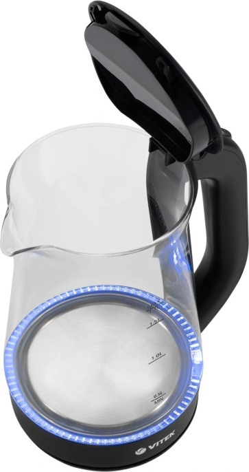 Чайник электрический Vitek VT-8803, 1.7л, стекло