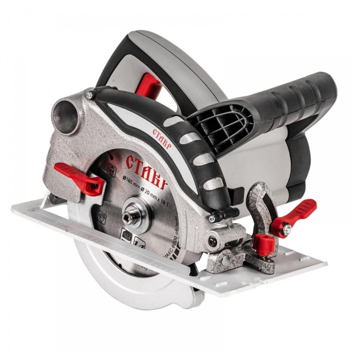 Циркулярная пила дисковая Ставр ПДЭ-165/1300 1300Вт ручная D диска.:165мм СТ165-1300ПДЭ