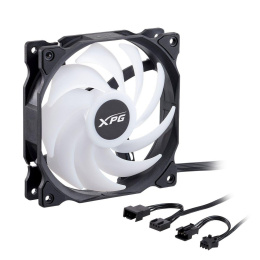 Вентилятор 120mm ADATA XPG VENTO 120 ARGB НАБОР 3 в 1 VENTO120ARGBPWM3C-BKCWW 4-pin, PWM, 120x120x25mm, 300-1850об/мин Black