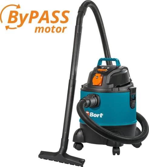 Строительный пылесос BORT BSS-1220-Pro, синий [98291797]