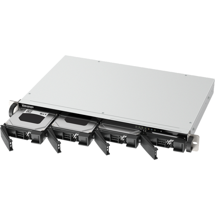 Сетевое хранилище NAS Qnap TS-433EU 4-bay стоечный Cortex-A55