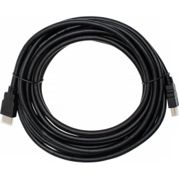 Аудио-видео кабель CACTUS CS-HDMI.1.4-5 HDMI (m)/HDMI (m) 5м. позолоч.конт. черный 1723672