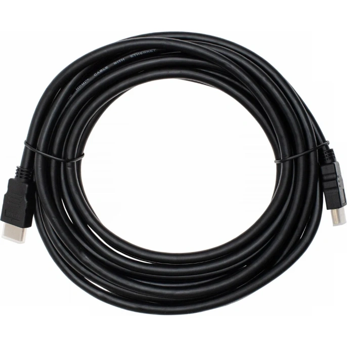 Аудио-видео кабель CACTUS CS-HDMI.1.4-5 HDMI (m)/HDMI (m) 5м. позолоч.конт. черный 1723672