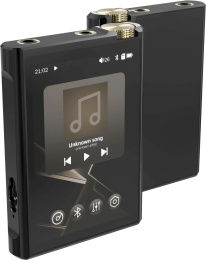 MP3 плеер Digma XT7 flash,  черный/золотистый