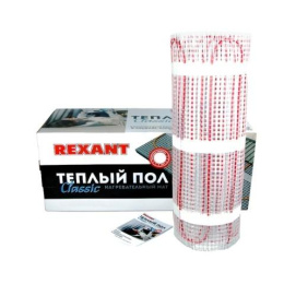Rexant 51-0502-2 Тёплый пол нагревательный мат Classic RNX -1,0-150 площадь1,0 м2 0,5 х 2,0 м ,150 Вт, двухжильный с экраном