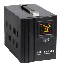 Стабилизатор напряжения IEK Home, черный [ivs20-1-00500]