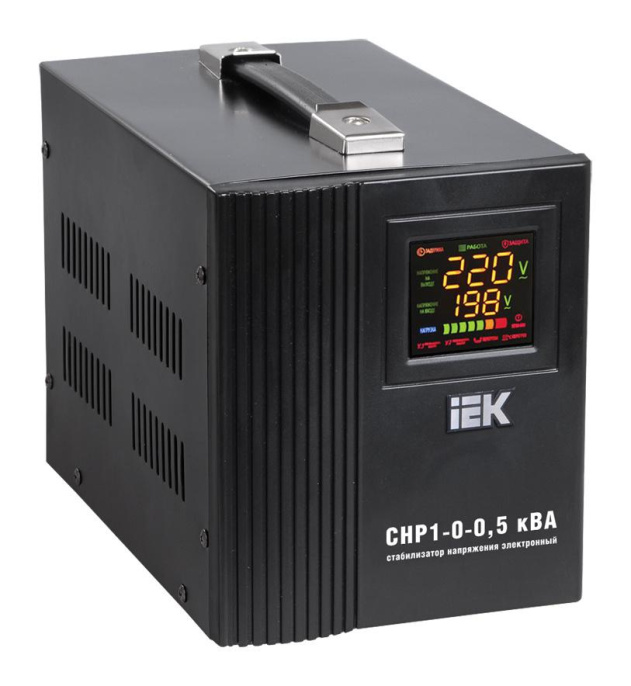 Стабилизатор напряжения IEK Home, черный [ivs20-1-00500]