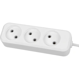Удлинитель сетевой TDM ELECTRIC 3 розетки, 5 метров, без заземления, ШВВП 2х0,75 мм2 6А 250В SQ1303-1202