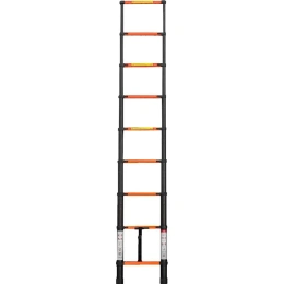 Телескопическая лестница ISMA алюминиевая, бытовая 2.9м, 10 ступ. ISMA-UP290(56895)