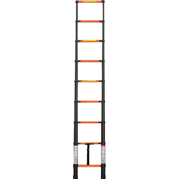 Телескопическая лестница ISMA алюминиевая, бытовая 2.9м, 10 ступ. ISMA-UP290(56895)
