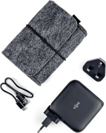 NONAME Зарядное устройство с функцией внешнего аккум, vipe 10000mAh, PD20W, 15W, черный VPTRCHPBBLK MF-PP
