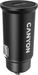 Автомобильное зарядное устройство Canyon CNS-CCA20B,  USB-C, 20Вт, 3A, черный