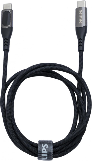 Кабель Philips DLC9102 USB Type-C m -USB Type-C m 2м черный коробка упак.:1шт