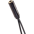 Кабель-адаптер/ Кабель-адаптер 2*3.5ST M /3.5 ST F , 0.2м, Telecom PRO TAV205M-0.2M