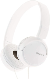 Наушники Sony MDR-ZX110LP, 3.5 мм, накладные, белый [mdr-zx110lp/w]
