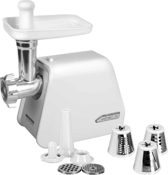 Мясорубка Редмонд RMG-1216-8 1800Вт белый/серебристый