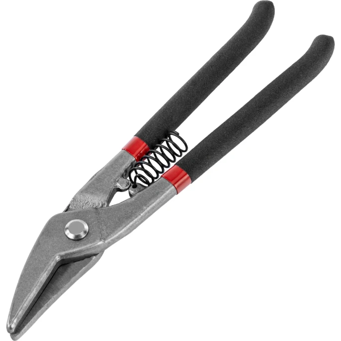 Ножницы по металлу, 225 мм, для фигурного реза, обливные ручки MATRIX 78317