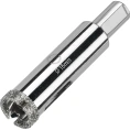 Коронка алмазная по керамограниту и керамике с центрирующим сверлом 16 мм Diamond Industrial DIDCSC016