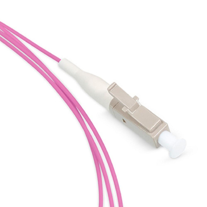 Пигтейл оптический LC 50/125 Cabeus PT-LC-50-OM4 1,5 метра розовый