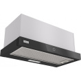 Вытяжка Franke Best TOUCH BK 60, 60см, 750 м3/ч, сенсорное управление, LED освещение, Угольный фильтр Ф-07 приобретается отдельно , цвет: нержавеющая сталь, лицевая планка: черное стекло 315.0702.966