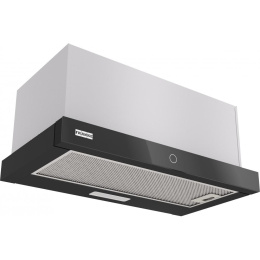 Вытяжка Franke Best TOUCH BK 60, 60см, 750 м3/ч, сенсорное управление, LED освещение, Угольный фильтр Ф-07 приобретается отдельно , цвет: нержавеющая сталь, лицевая планка: черное стекло 315.0702.966