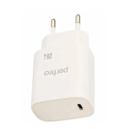 PERFEO Сетевое зарядное устройство с разъемом TYPE-C, 20W, белый I4660