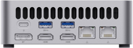Неттоп DIGMA PRO Minimax X5 AMD Ryzen 7 7840HS,  DDR5 16ГБ, 512ГБ SSD, AMD Radeon 780M,  Windows 11 Pro,  серебристый [dpr7-adxw01]
