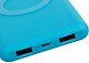 Мобильный аккумулятор Buro BPQ10F 10000mAh 3A QC PD беспроводная зарядка синий (BPQ10F18PBL)