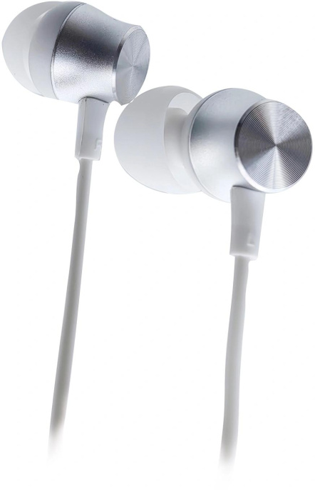 Наушники Oklick HS-S-240, внутриканальные, белый [ss-e086]