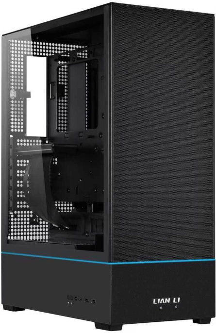 Корпус Lian Li SUP 01 Черный G99.SUP01X.00 материал: сталь, окно: закаленное стекло, 2хUSB3.0 Type-A, 1хUSB3.1 Type-С, 1хMic, Audio, без БП, 2х2.5"/2х3.5", за МП: 2х2.5", 7+4 слотов расширения, максимальный размер МП: ATX, максимальная длина видеокарты