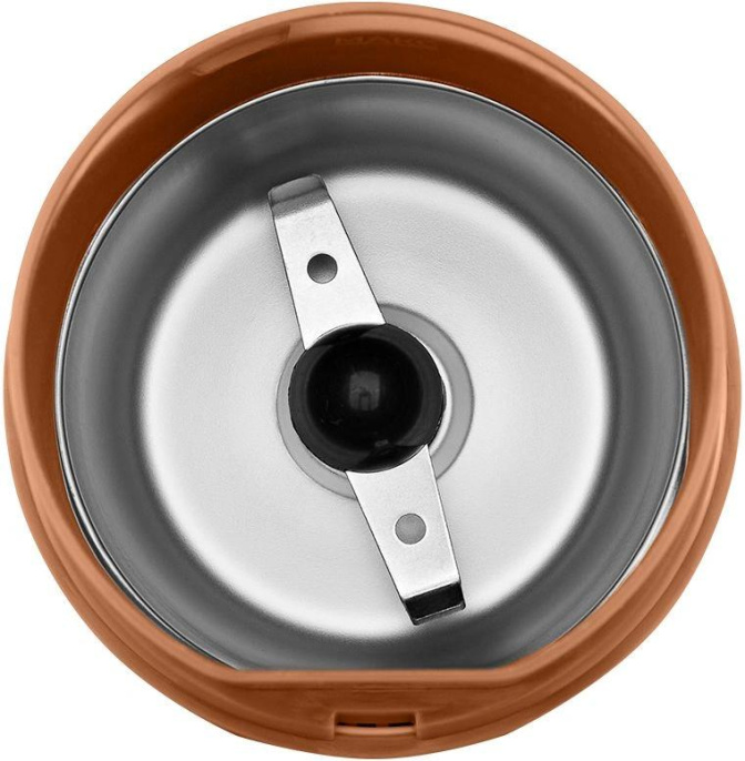 Кофемолка Kitfort КТ-7249 150Вт сист.помол.:ротац.нож вместим.:70гр оранжевый